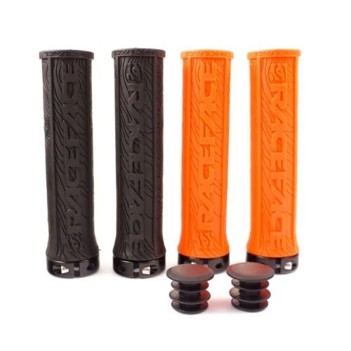 Bicicleta MTB Race Face Half Nelson con bloqueo en el manillar agarre - naranja/negro Foto 2 de 4