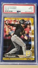 Kevin Kramer - 2019 Bowman Paper Gold Parallel RC  PSA 9  #30/50