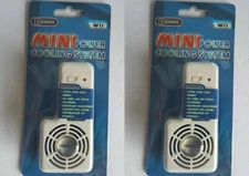 2 NEW External Mini USB Power Cooling Fan for Nintendo Wii made by Dragon #4G