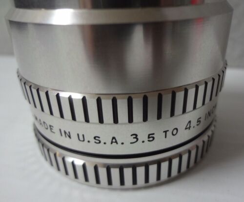 BELL & HOWELL Lens 022645 USA 3.5 to 4.5 inch f/3.5 Filmovara Manual Focus -9 - Picture 3 of 8