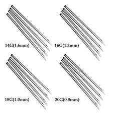 Surgical Steel PIERCING NEEDLES Ear Nose Lip Body Piercing 12G 14G 16G 18G 20G