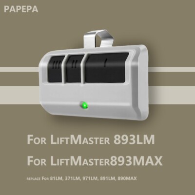 1PC only Garage Door Remote Control  replace For LiftMaster 893MAX 893LM 81LM