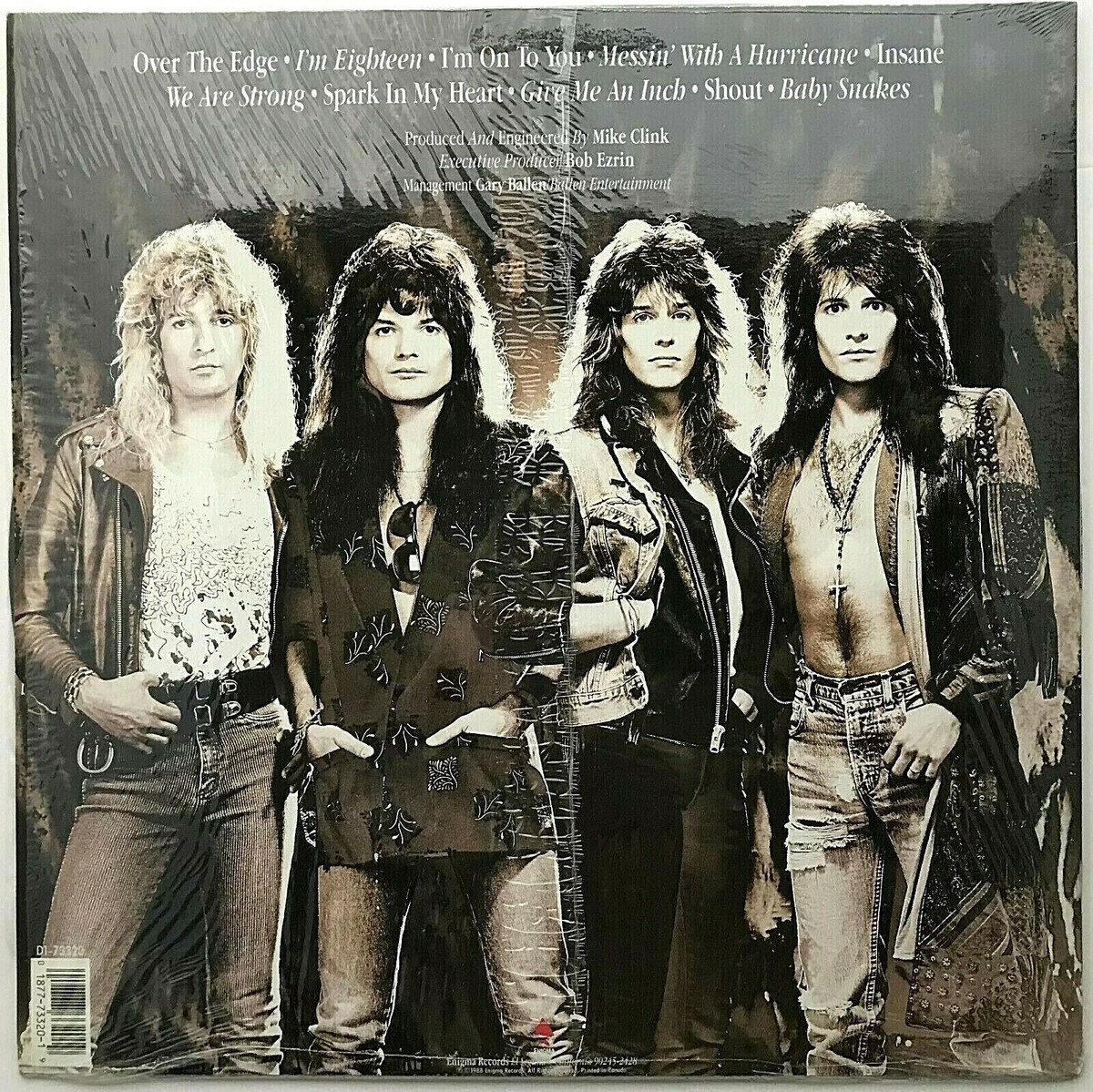 HURRICANE / ハリケーン / OVER THE EDGE / 1988 Hurricane – Over The Edge – Vinyl (LP, Album), 1988