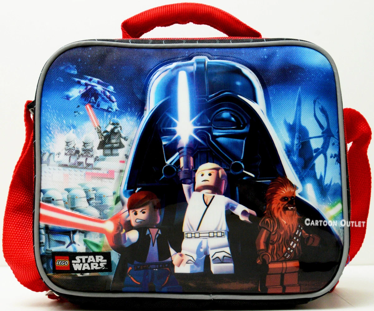 Disney Lego Star Wars Insulated Lunch Bag School Boys Lunch box Darth Vader  New