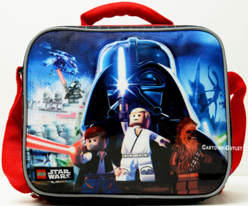 Disney Lego Star Wars Izolowana torba na lunch Szkoła Chłopcy Pudełko na lunch Darth Vader Nowa - Zdjęcie 1 z 6