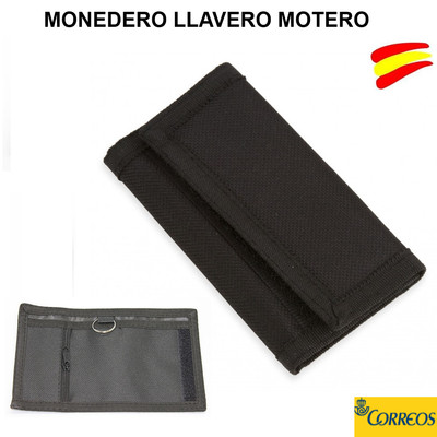 MONEDERO LLAVERO MOTERO - LLAVEROS PARA MOTO EN COLOR NEGRO CARTERA - | eBay