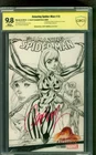 Amazing SPIDER MAN 15 CBCS SS 9.8 Campbell Mary Jane Sketch Variant up CGC 9/16