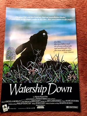 Watership Down - Unten am Fluß Kinoplakat Poster A1, Martin Rosen