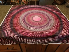 P&B Textiles Mindful Mandalas Panel 43x43 Polka Dot Circle Pink Purple