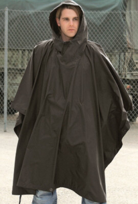 Miscellaneous Knife New Mil TecBlack Ripstop Poncho 10630002