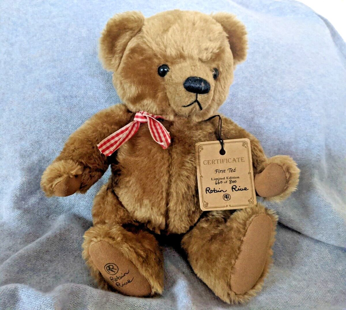 Robin Rive Jointed Limited Edition Bear First Ted 13 Robin Rive Jointed Limited Edition Bear First Ted 13