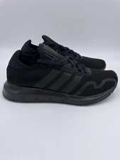 Adidas Swift Run X J Triple Black Textile Running Sneakers FY2153 New