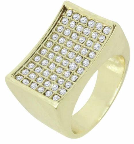 Diamond Yellow Gold Rings for Men