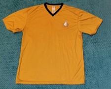 Star Trek Cpt Kirk Mens XL Costume Shirt With Insignia Pin Extra Large Halloween