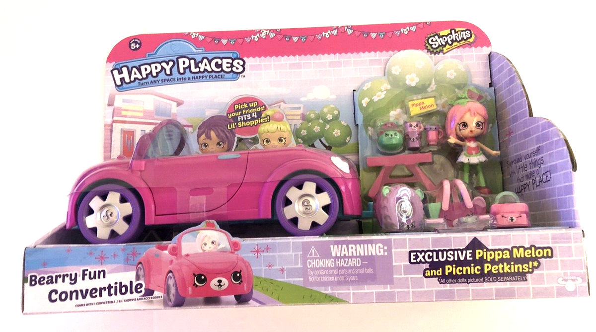 Pippa Melon Happy Places Car Shopkins Shoppies Season Dolls Single
