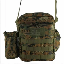 Tactical Molle Hunting Shoulder Bag Outdoor Utility Pouch Camping Hiking Handbag