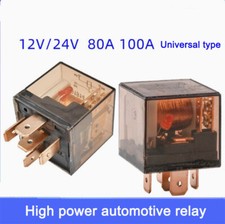 5-pin NO/NC Double Contact Car Relay Copper Wire High-Power Waterproof 12V 24V
