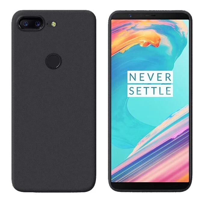 Funda trasera de goma mate de silicona RockSand para OnePlus 6 6T 1+5 5T Foto 2 de 4