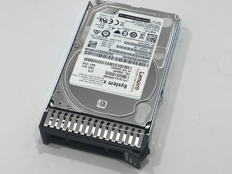 00NA497 - Lenovo 2TB SAS 7.2K 12GB/s 2.5" Nearline Hot Plug Hard Drive 00NA496 - Image 2 of 4