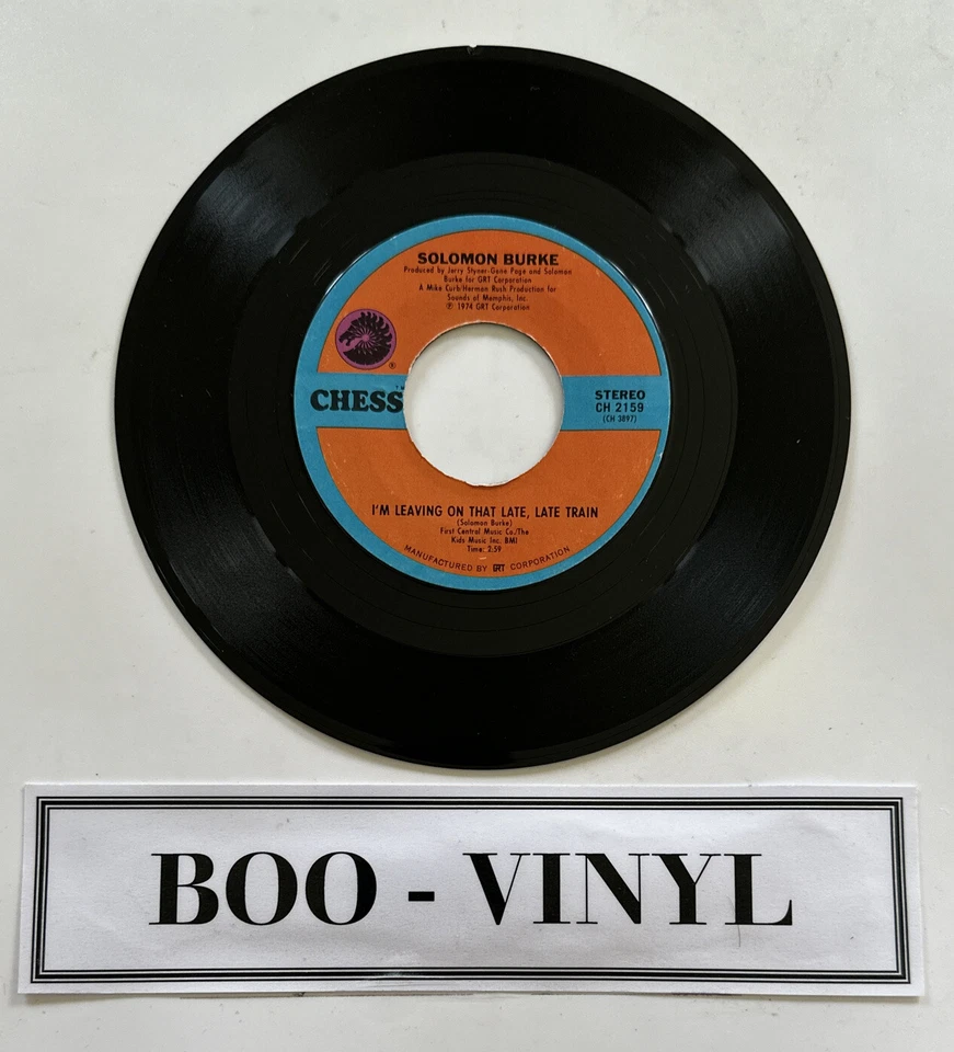 Solomon Burke - Baby Blues 7” Soul Funk Vinyl Record US Import Ex Condition  - Image 2 of 4