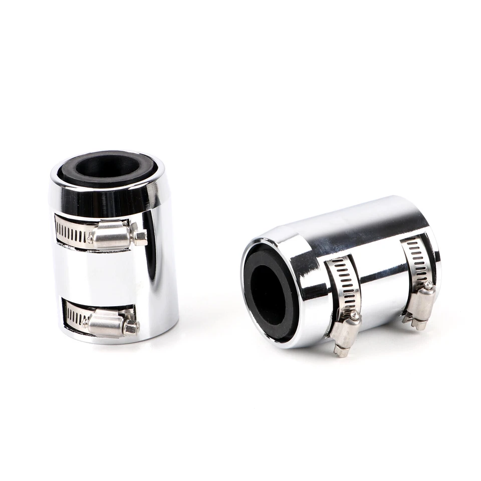 Universal 36'' Stainless Steel Radiator Flexible Coolant Water Hose Kit w/4 Caps Foto 3 de 4