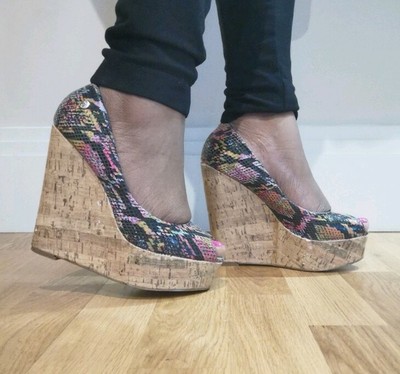 blink sporty platform wedge sandals