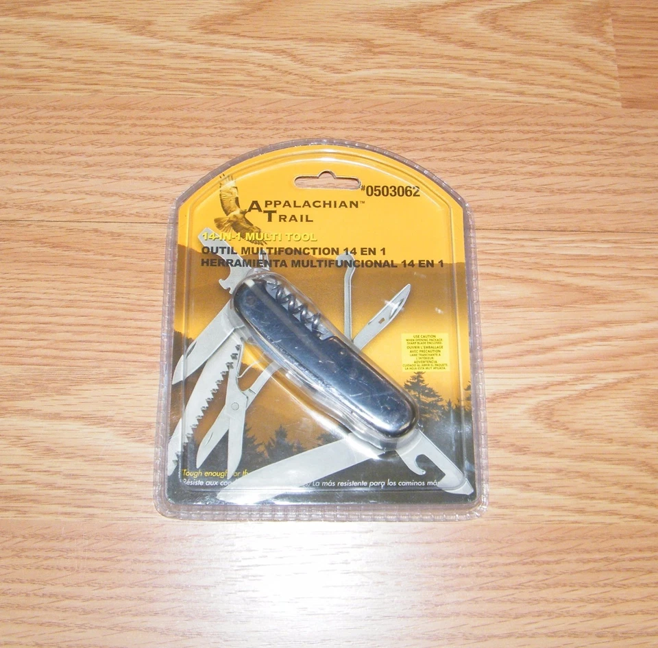 Genuine Appalachian Trail (0503062) 14 in 1 Multi Tool / Pocket Knife *NEW-READ* - Image 2 of 4