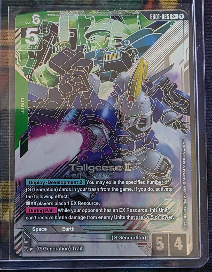 Gundam TCG Tallgesse II EB01-025 R* Alt Art Mint