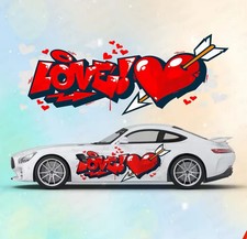 Graffiti Style Car Decal Universal Decal For Both Sides Of Car Universal Fit