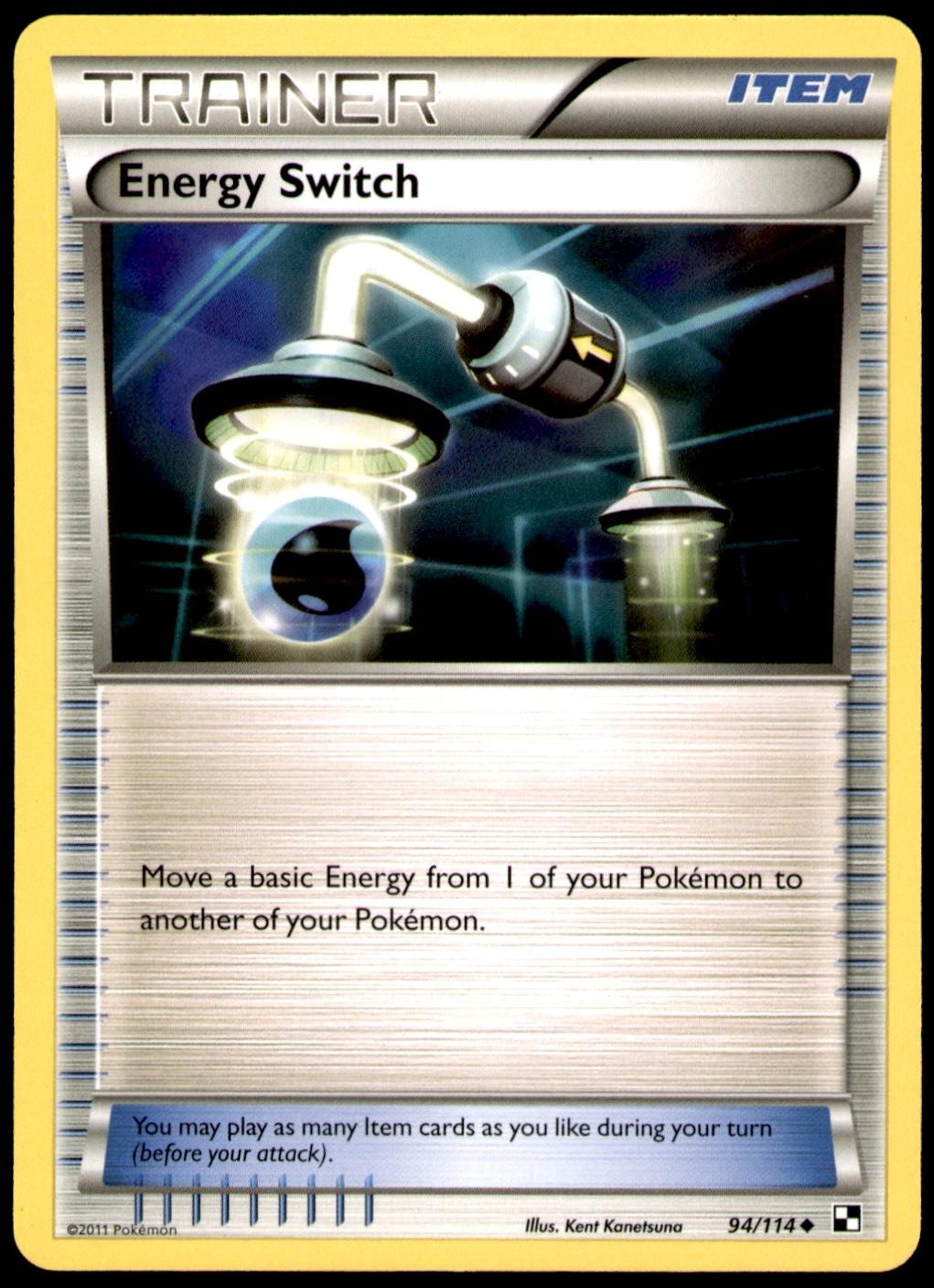 Energy Switch 94/114 Uncommon Black & White Pokemon Near Mint