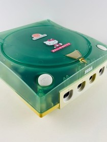 SEGA Dreamcast Hello Kitty Skeleton Blue HKT-3000 Console Set w/Box Tested #157