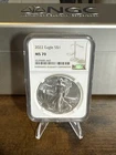 2022 $1 American Silver Eagle NGC MS70 Brown Label