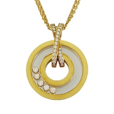 Chopard Happy Diamond 79/6249/0-20 Yellow gold Diamond Necklace