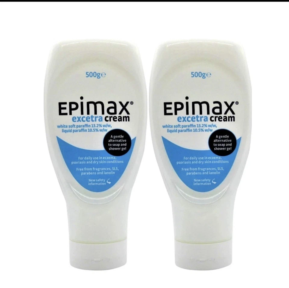 2x Epimax Excetra Cream 500g Moisturizing Skincare for Eczema Dry Skin
