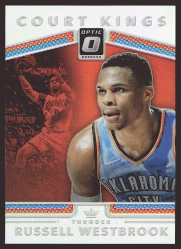 Russell Westbrook #30 2017 Panini Donruss Optic Court Kings card