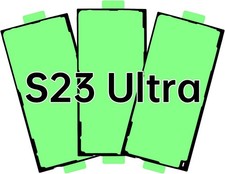 3PCS Battery Door Cover Adhesive Tape for Samsung Galaxy S23 Ultra Back Cover