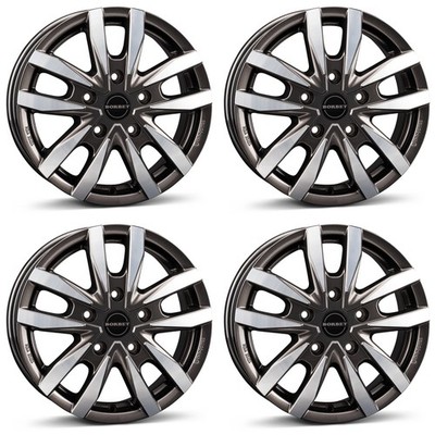 4 Borbet CW5 6.5x16 ET66 5x130 ANTP wheels for Renault Master