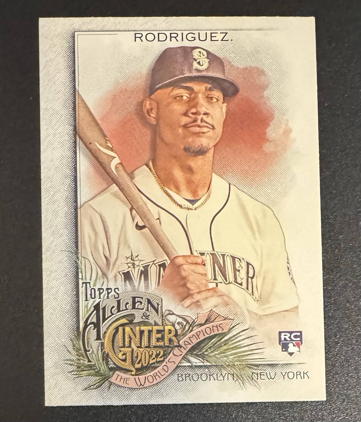 Julio Rodriguez 2022 Topps Allen & Ginter ROOKIE #221 - Seattle Mariners