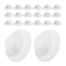 40pcs Miniature Top Hats Mini Doll Hats for Crafts Tiny Formal Caps for Diy