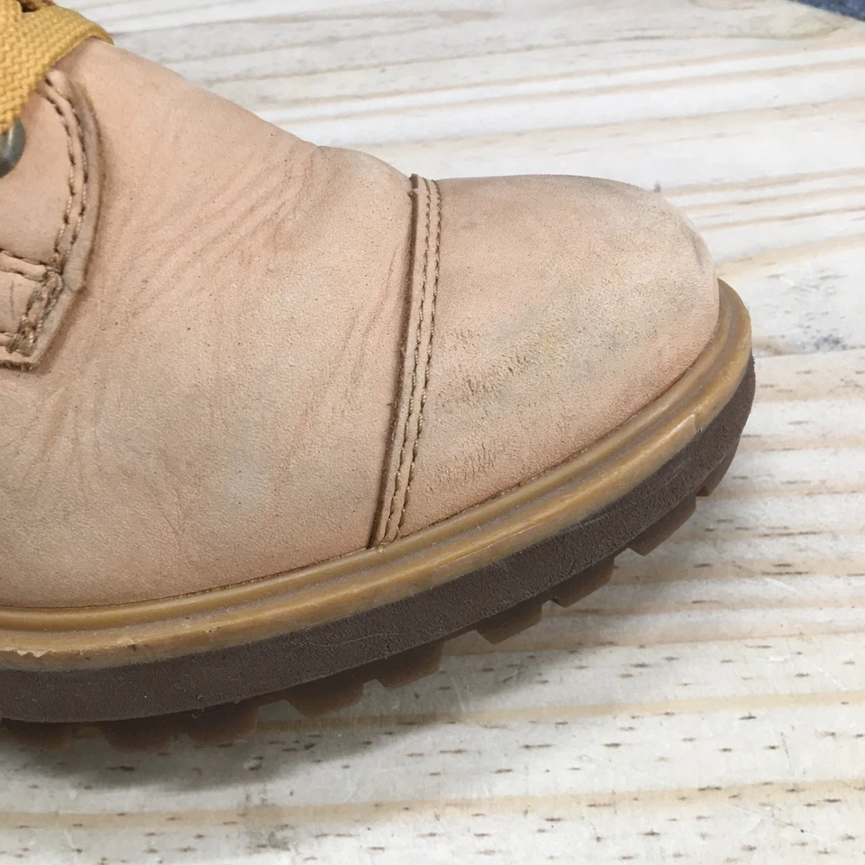 Timberland Botas Mujer 8 Kori Park 6 Pulgadas Trabajo Marrón Con Cordones Tobillo Top A2D16 Foto 3 de 4