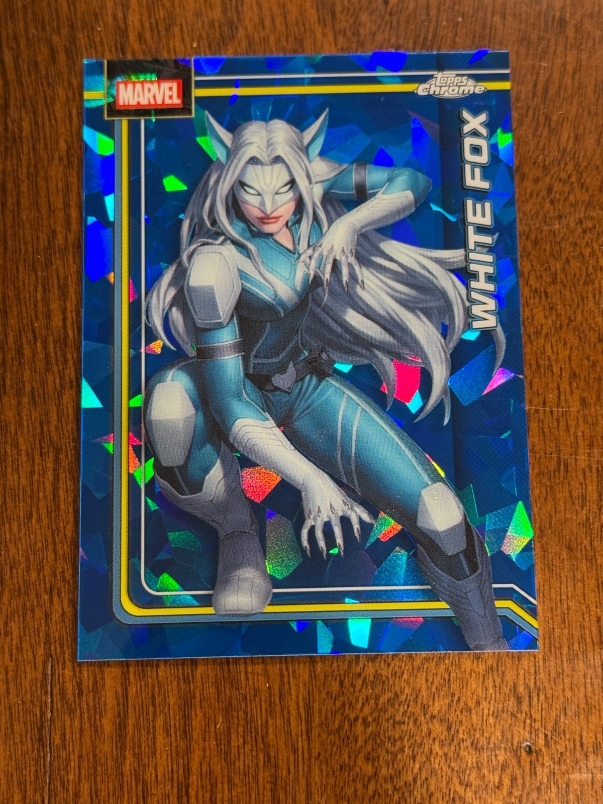2026 Topps Chrome Marvel Sapphire White Fox #196