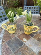 2pc Floral Decorated Ceramic Coffee Mug Set 8...
