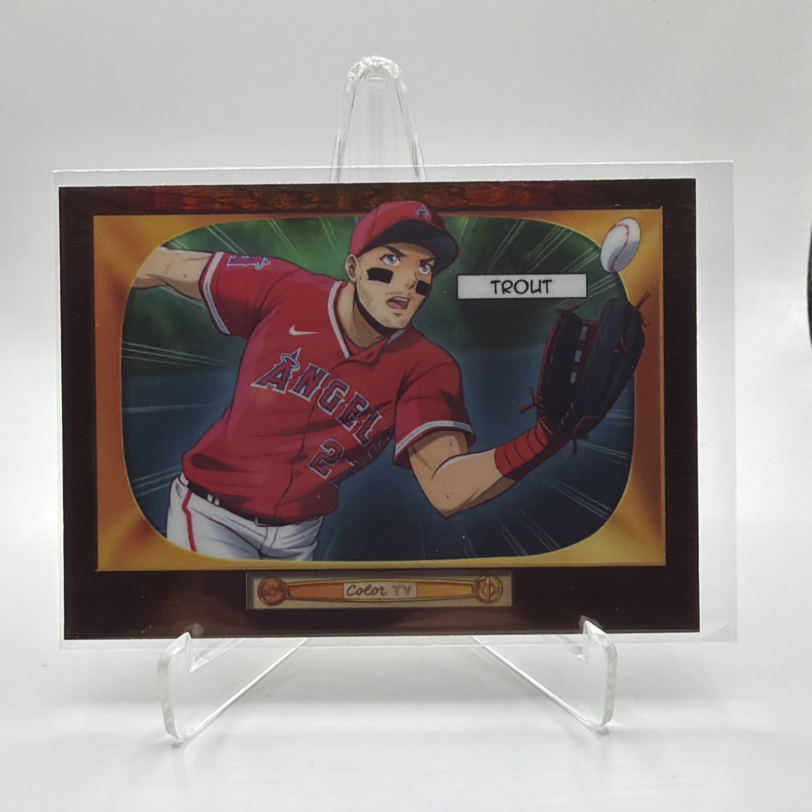 2024 Bowman Mike Trout Anime Los Angeles Angels #BA-3