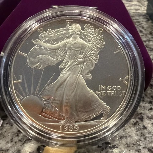 1989-S  $1 American Eagle 1 oz .999 Fine Silver, Uncirculated  011805