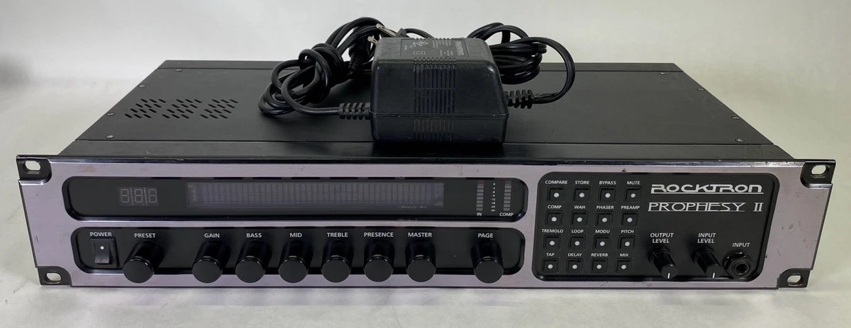 Rocktron Programmable Bass Rack Studio – Préampli Basse Vintage, état Correct, Super Rare