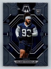 2023 Panini Mosaic #375 Viliami Fehoko Jr. Silver
