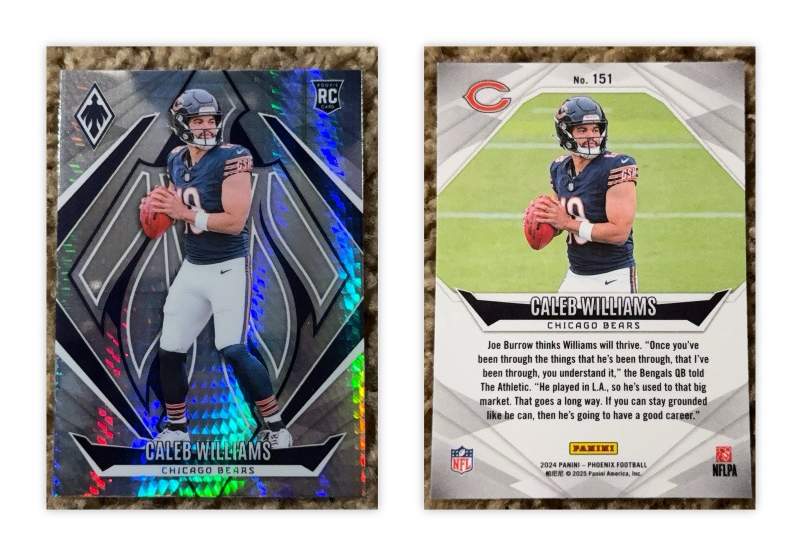 2024 Panini Phoenix - Rookies Caleb Williams #151 Hyper (RC)