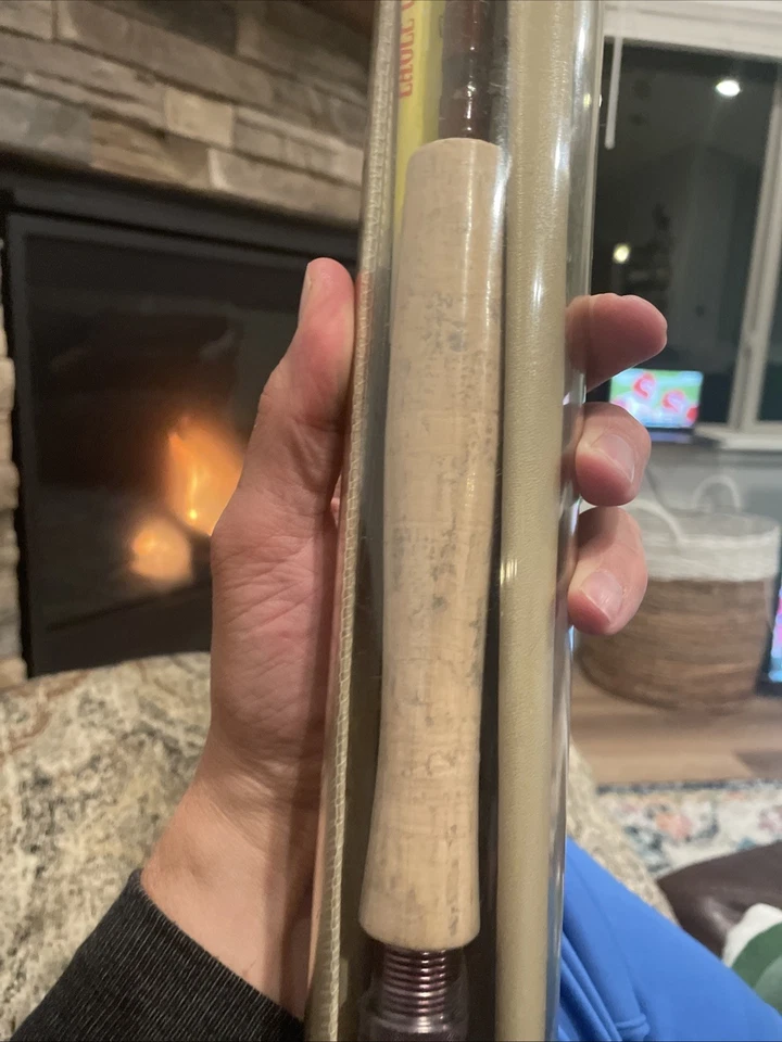 Винтажное графитовое нахлыстовое удилище Eagle Claw 7 футов 6 дюймов Trailmaster ZL11 - Изображение 3 из 4