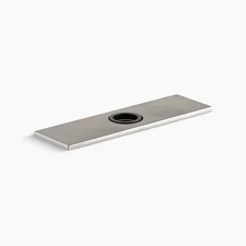 KOHLER Optional 8" Escutcheon Square Plate for InsightTM Faucet STAINLESS STEEL