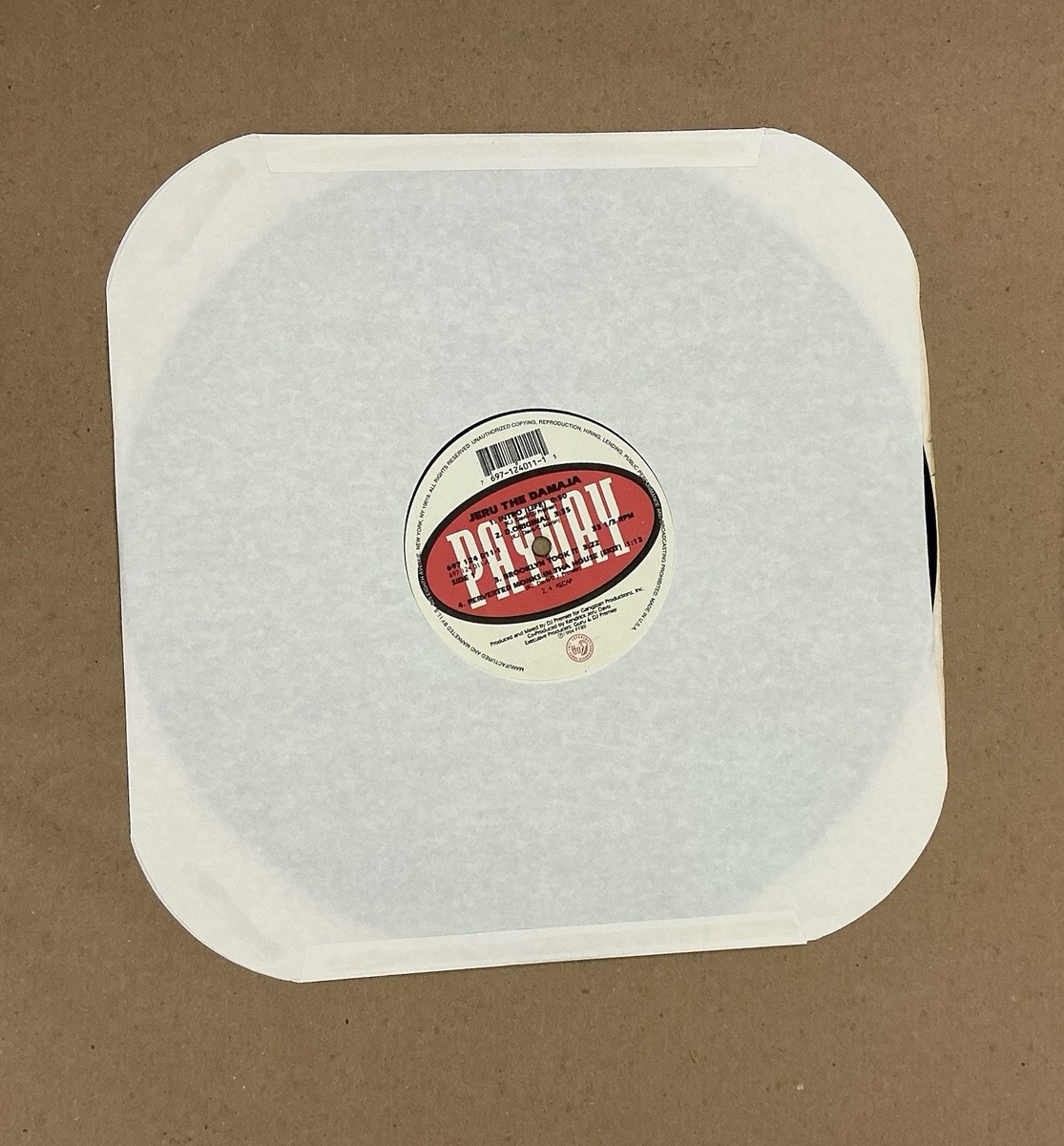 Limited 500 press jeru the damaja ピクチャー盤 Limited 500 press jeru the damaja ピクチャー盤 Jeru The